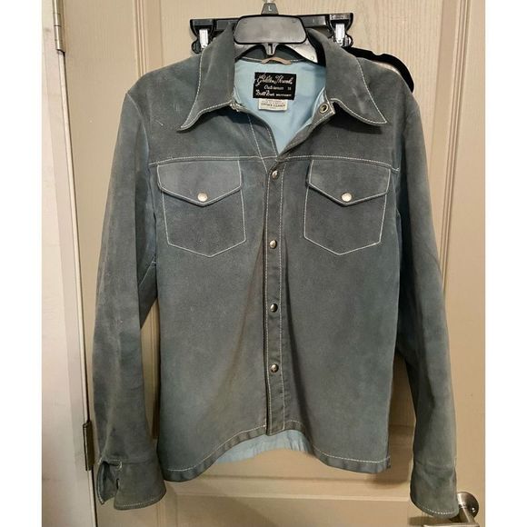 Vintage Golden Thread Outerwear Leather Jacket - Picture 1 of 11